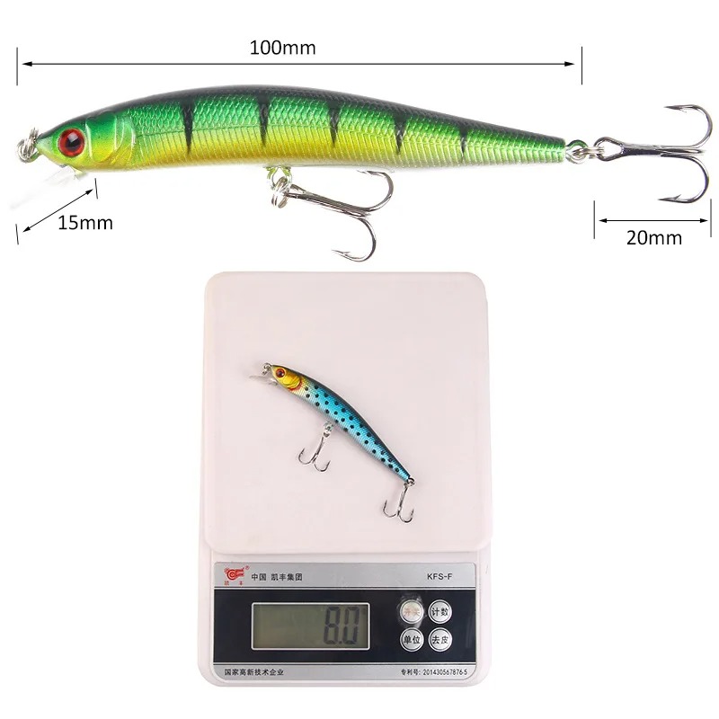Isca Artificial Minnow Billings 10cm 8g Flutuante