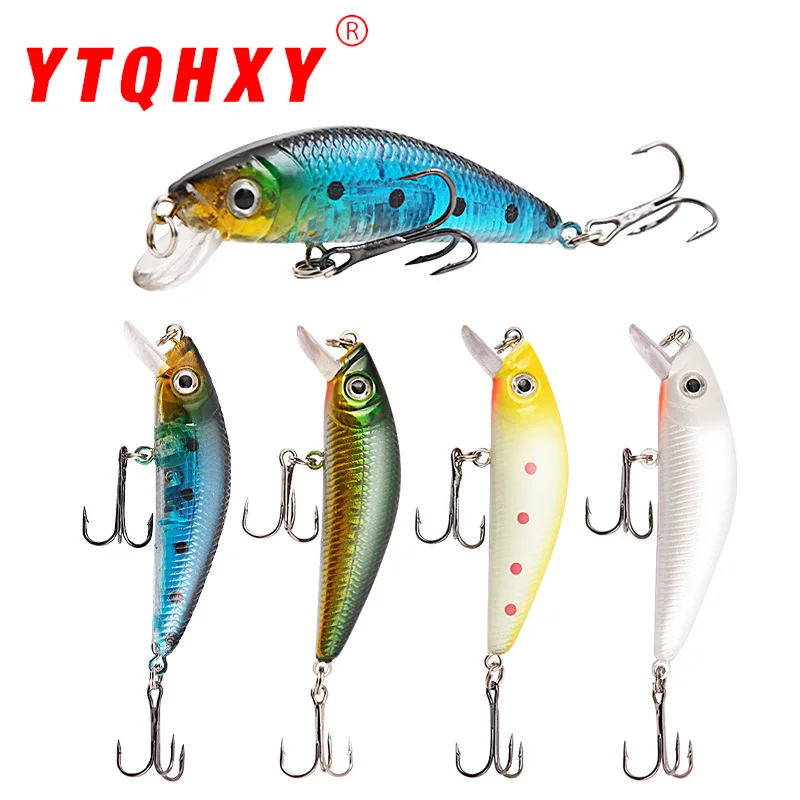 Isca Artificial Minnow Flutuante 7,6cm para Robalo e Peixe Mandarim